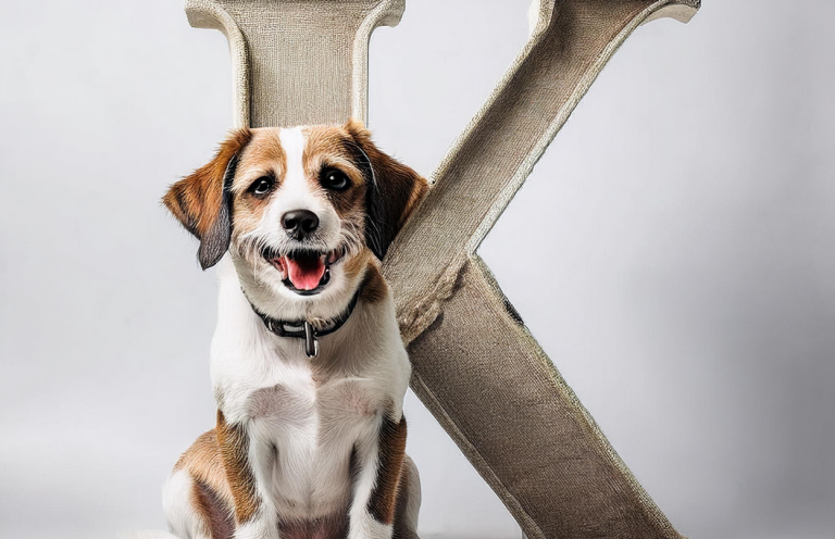 Alles über Hunde- Christiana Gramlich Hundetrainerin Brauner Hund mit aufmerksamen Augen vor einem schlichten Hintergrund.